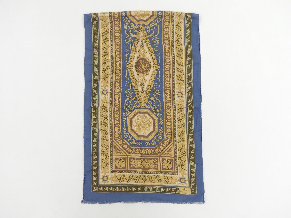 ETRO ×4 ノンブランド×1 ショール5点セット シルクウール系_画像3