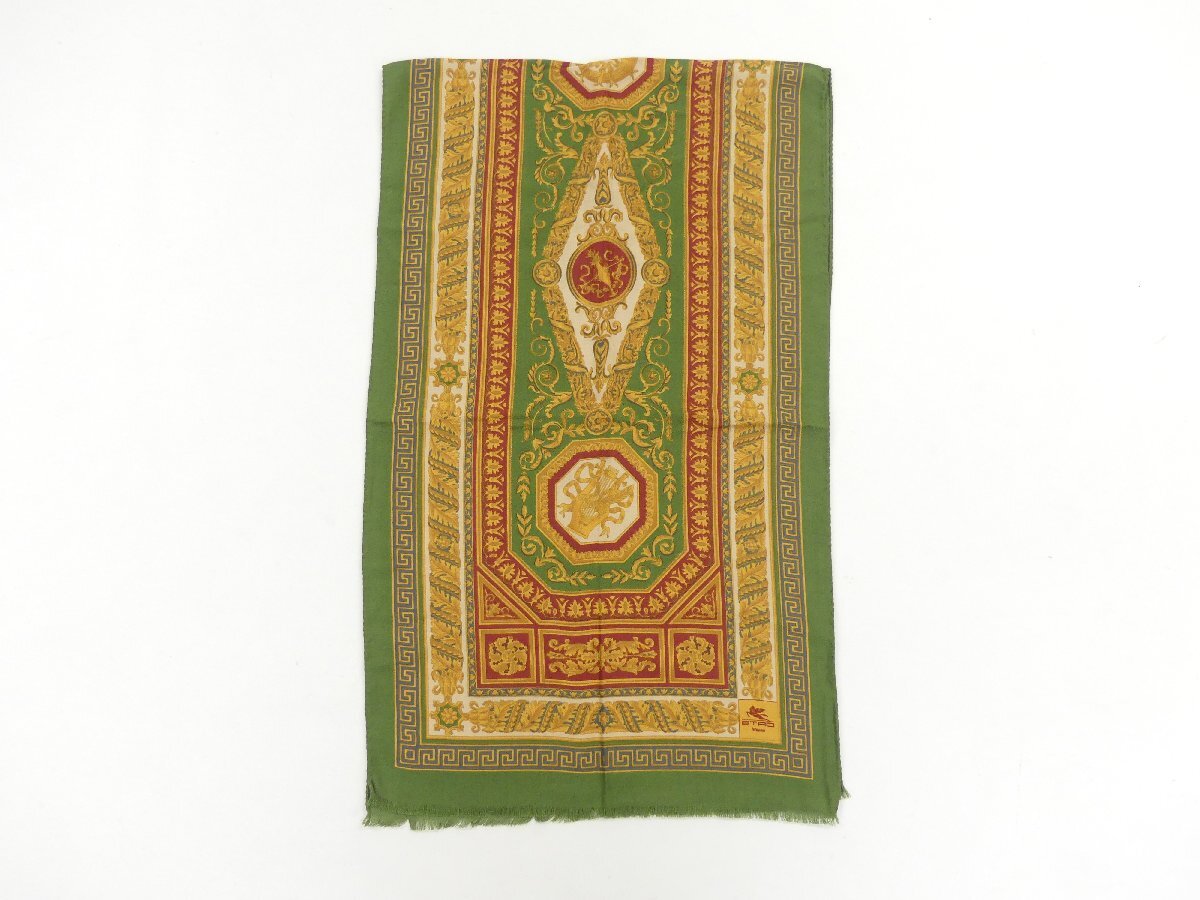 ETRO ×4 ノンブランド×1 ショール5点セット シルクウール系_画像2