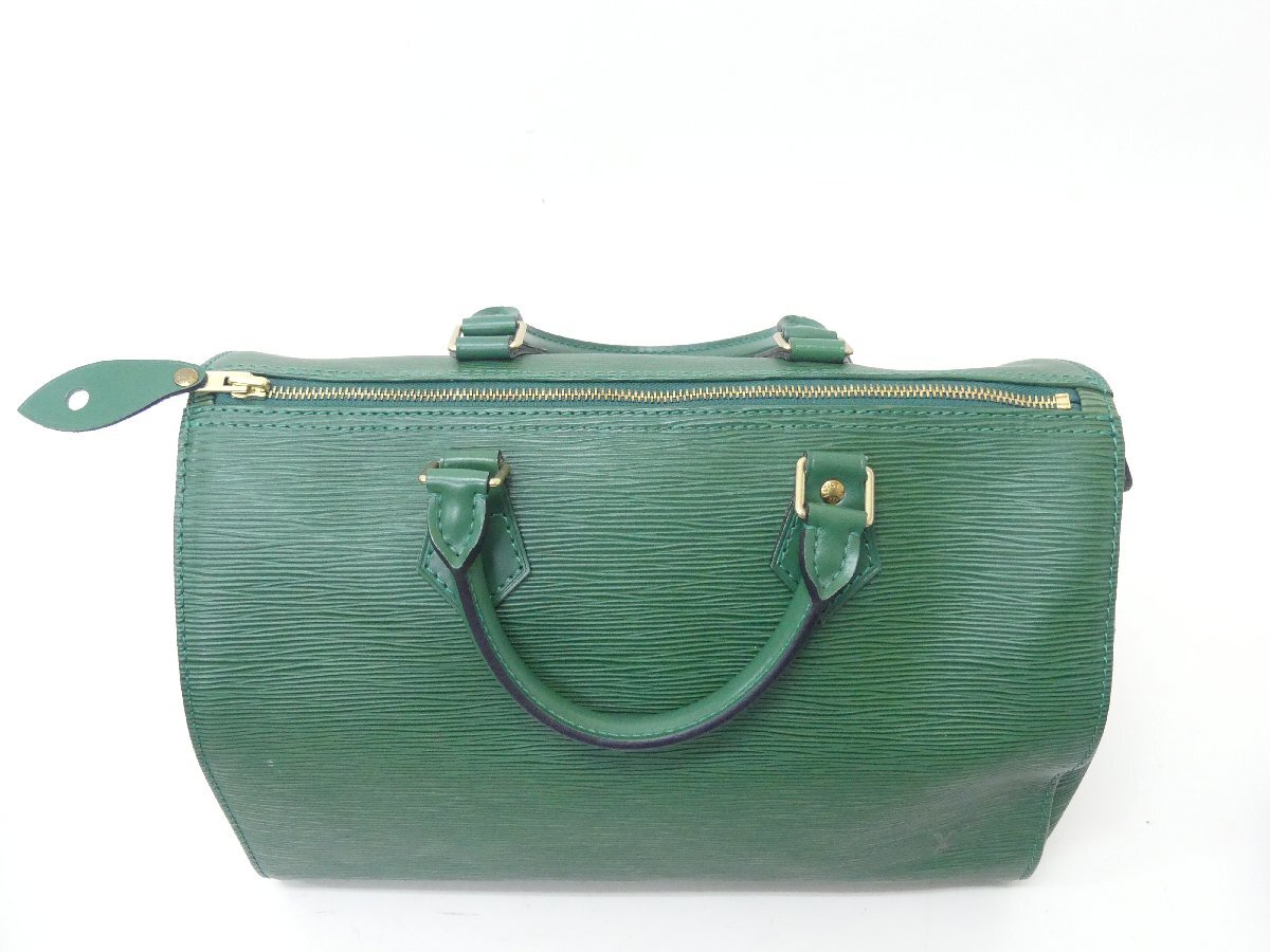 LOUIS VUITTON スピーディ30 エピ ボルネオグリーン M43004 '95年製 パドロックなし　_画像5