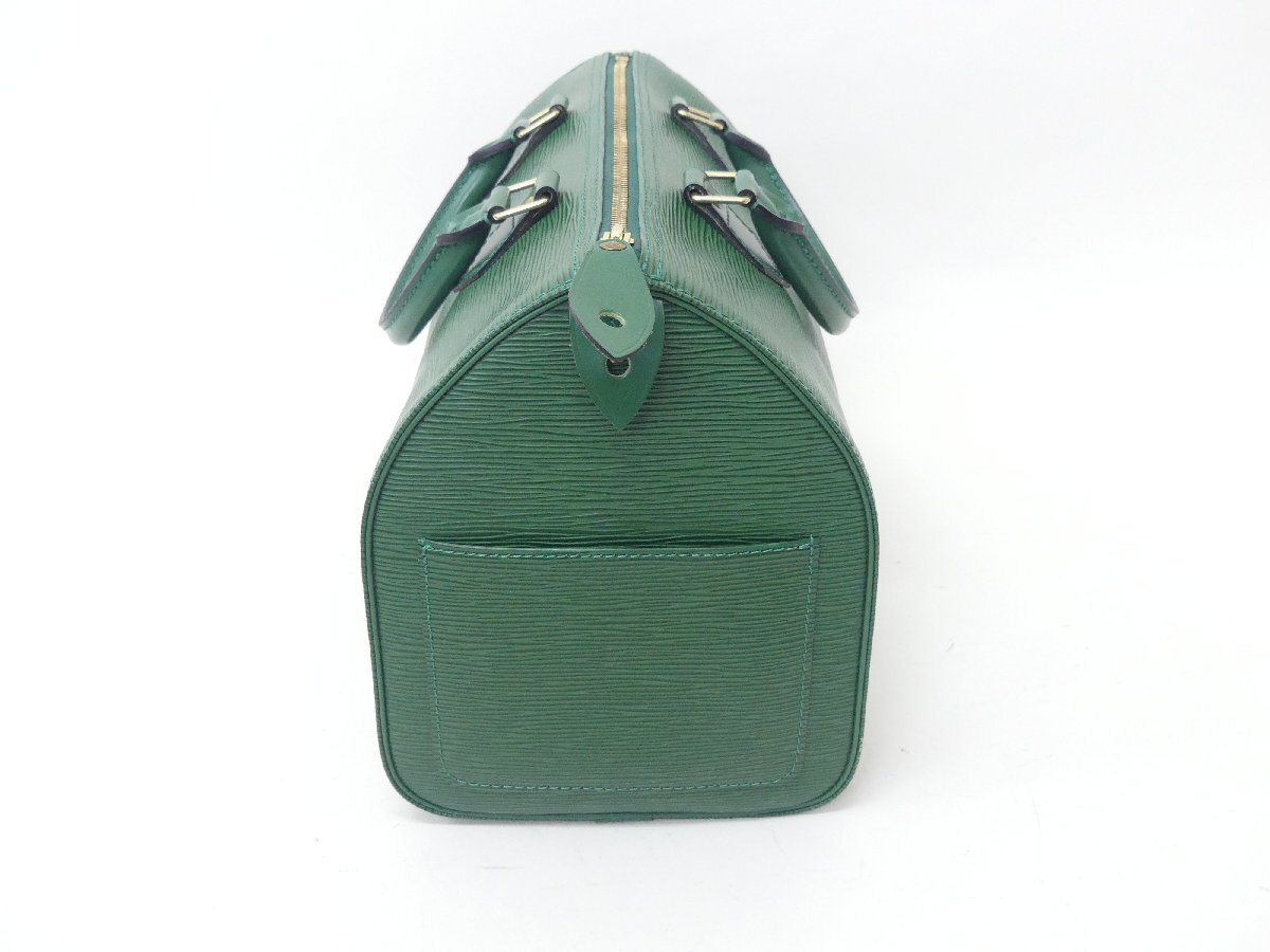LOUIS VUITTON スピーディ30 エピ ボルネオグリーン M43004 '95年製 パドロックなし　_画像3