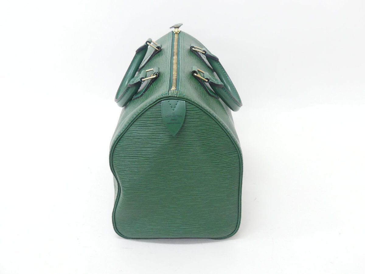 LOUIS VUITTON スピーディ30 エピ ボルネオグリーン M43004 '95年製 パドロックなし　_画像4