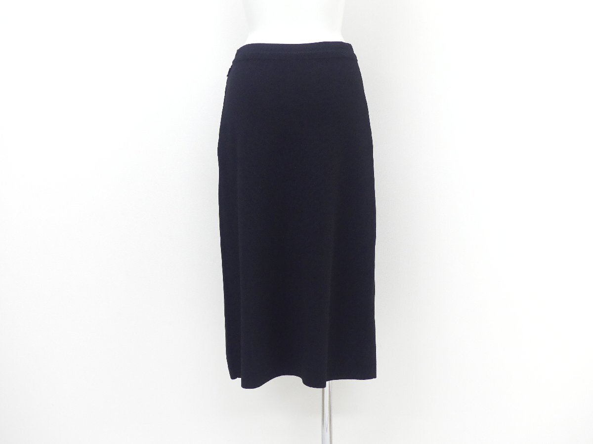 Drawer ニットスカート 2 ブラック レーヨンBLEND レース '25年商品 6524-199-1923_画像4