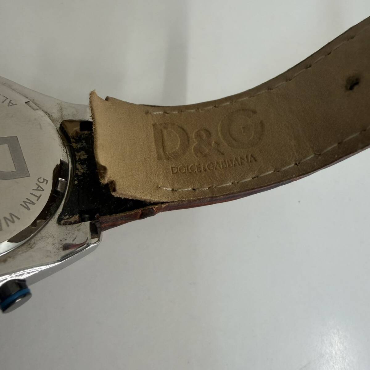 【TS1109】 DOLCE&GABBANA ドルチェアンドガッバーナ ドルガバ 不動 腕時計 _画像7