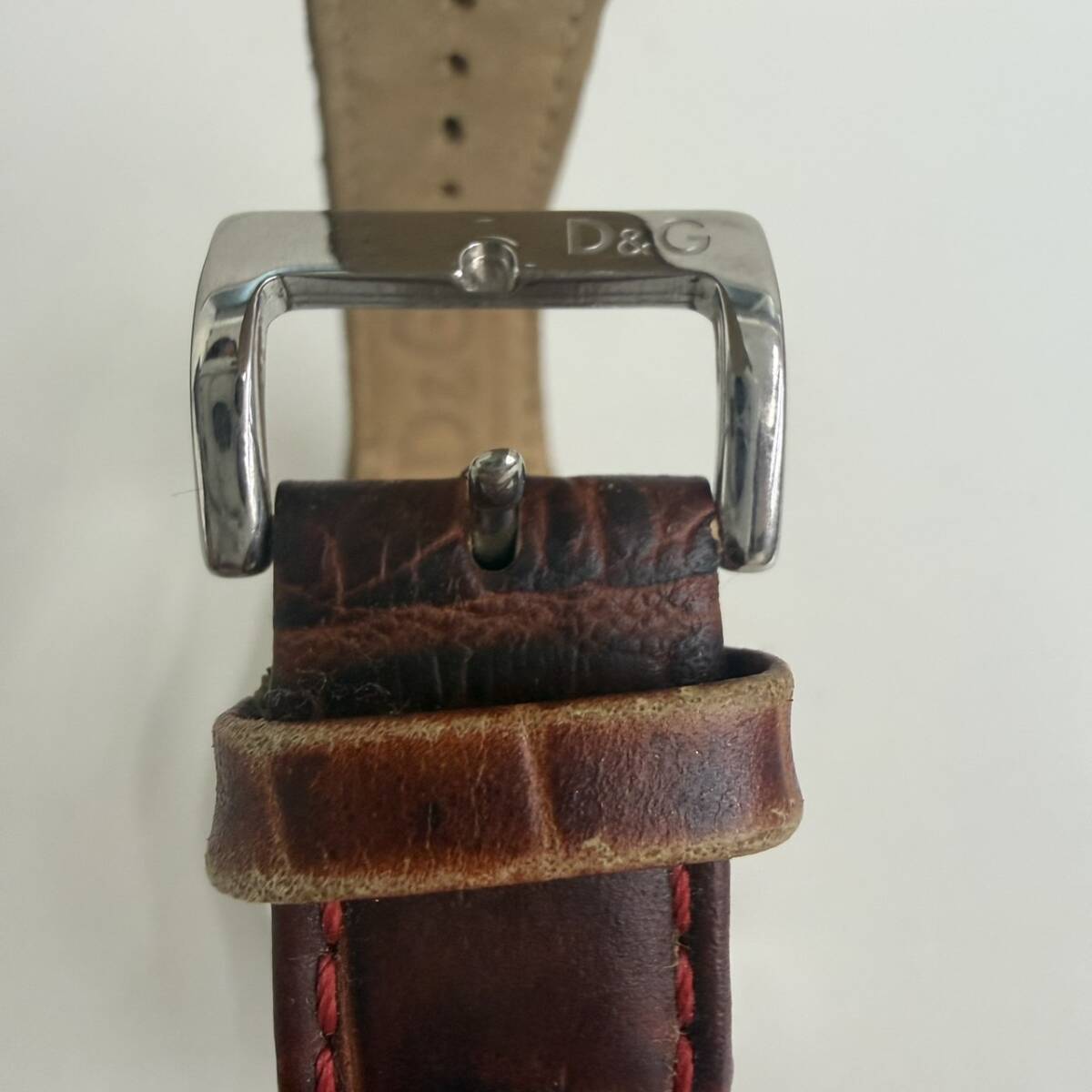 【TS1109】 DOLCE&GABBANA ドルチェアンドガッバーナ ドルガバ 不動 腕時計 _画像8