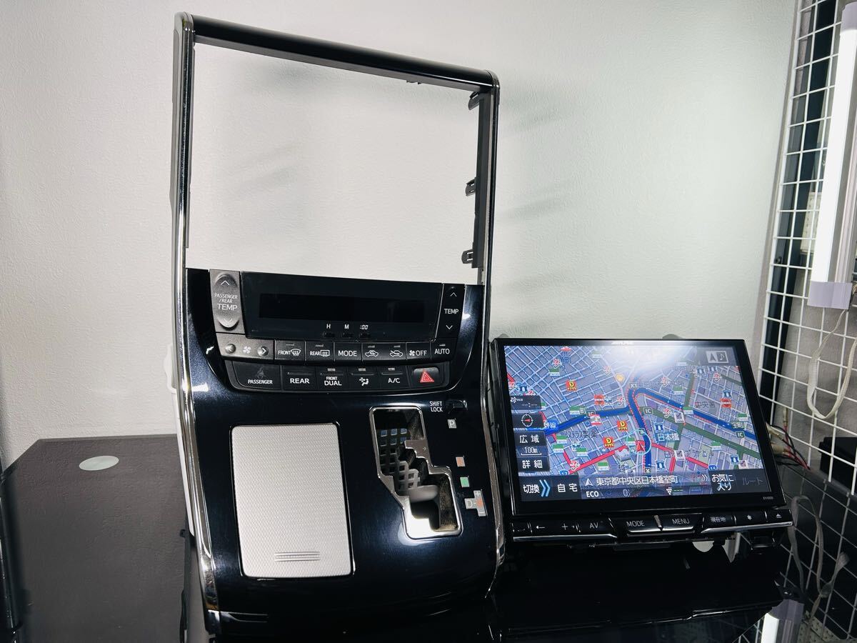 EX1000 アルパイン 10インチ ヴェルファイア ビックX 専用パネル 4chフルセグTV Bluetooth CD→SD録音 DVD 新品フィルムアンテナ 送料無料_画像1