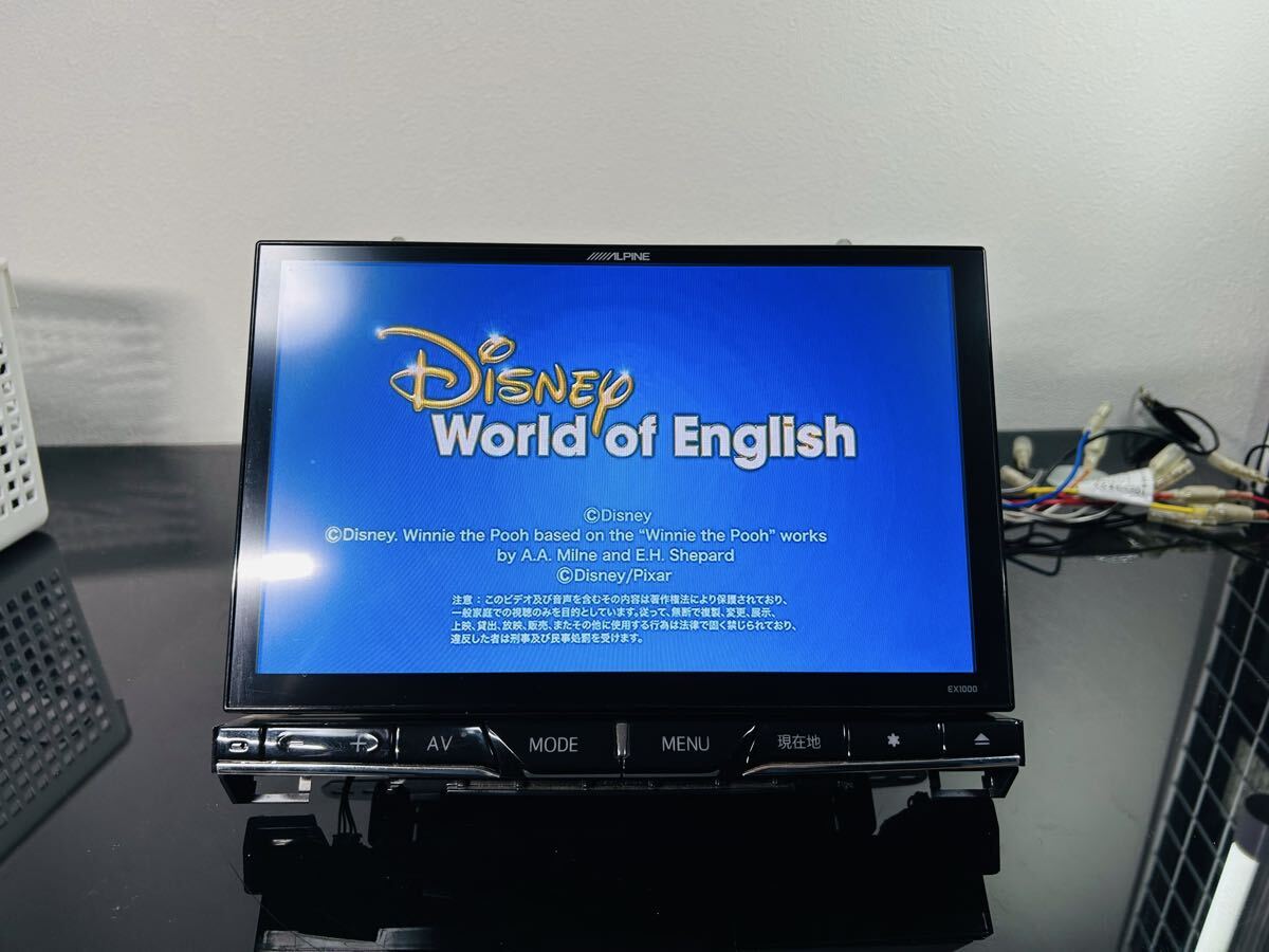 EX1000 アルパイン 10インチ ヴェルファイア ビックX 専用パネル 4chフルセグTV Bluetooth CD→SD録音 DVD 新品フィルムアンテナ 送料無料_画像4