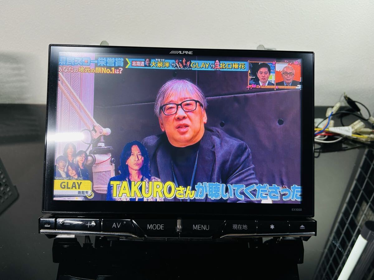 EX1000 アルパイン 10インチ ヴェルファイア ビックX 専用パネル 4chフルセグTV Bluetooth CD→SD録音 DVD 新品フィルムアンテナ 送料無料_画像8