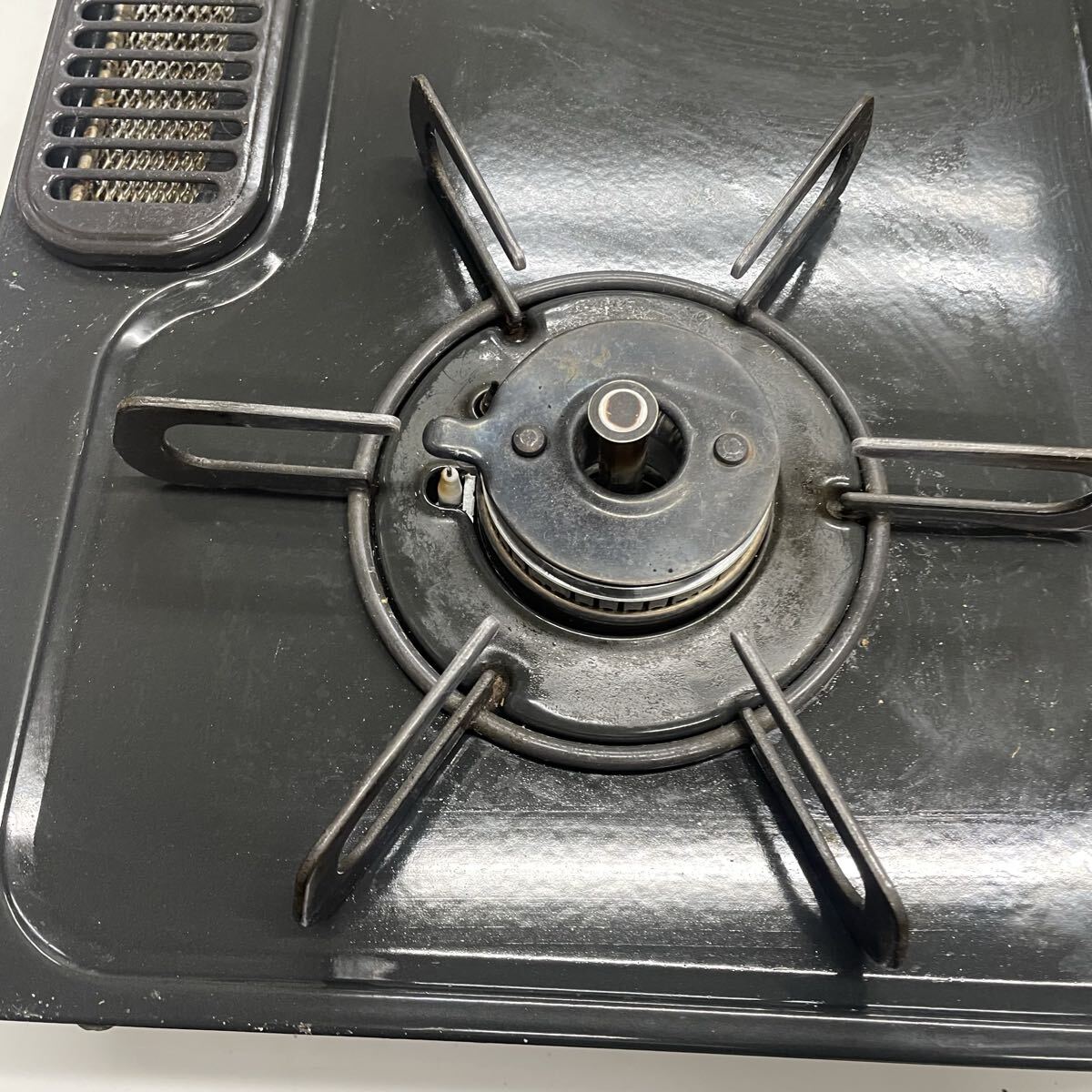 岸170さ パロマ ガスコンロ Paloma ガステーブル LPガス用 2019年製 ブラック IC-S37-R_画像6