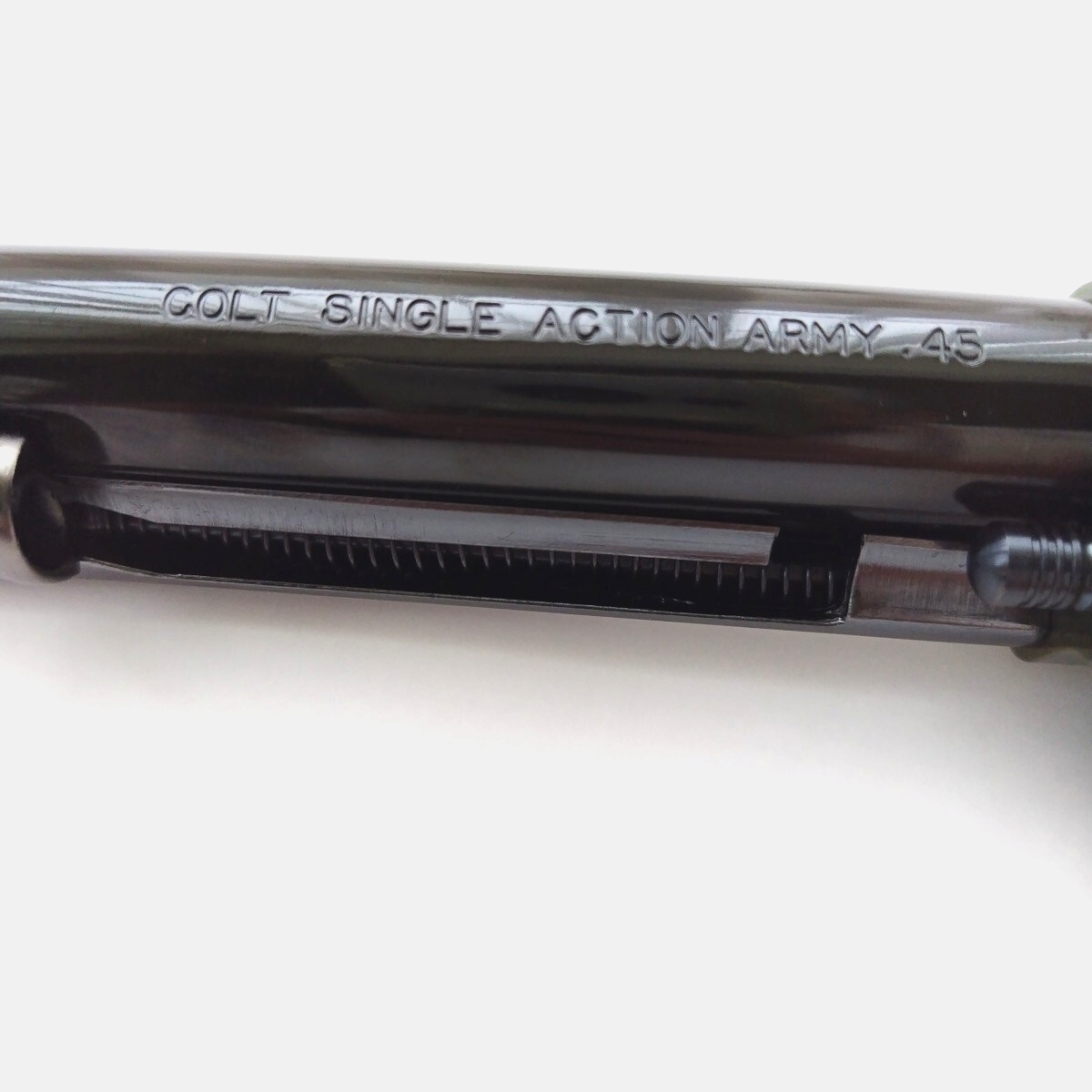 HWS ハートフォード SAA.45 メッキケースハードンカスタム ウェイトモデル アティラリー 発火式モデルガン 東京店カスタム真鍮製BS/TG付_画像6