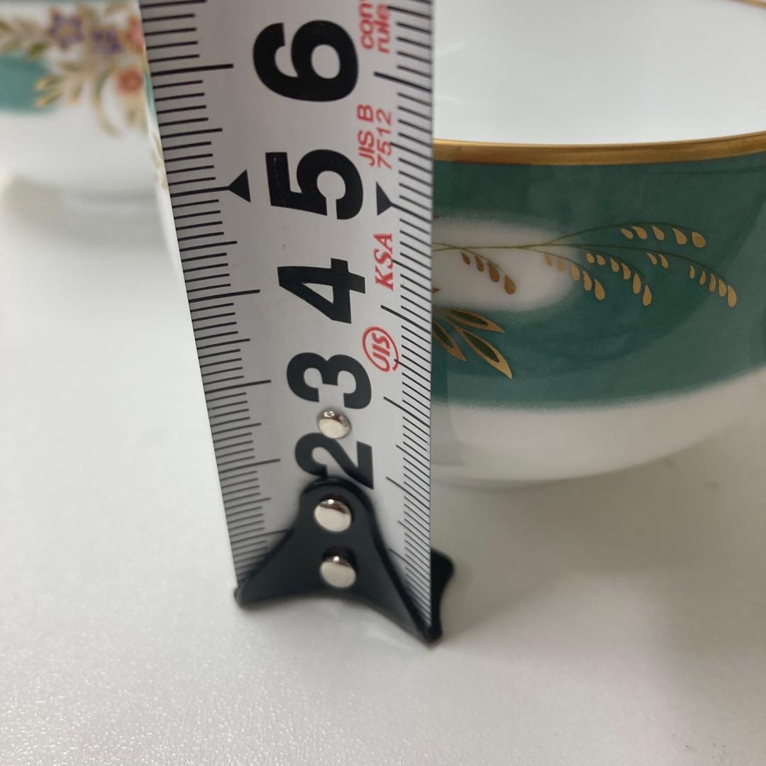 【新品未使用】　乃りたけ　Noritake　5客　蓋付　保管品　湯飲み茶わん　緑茶　お茶　湯呑_画像3