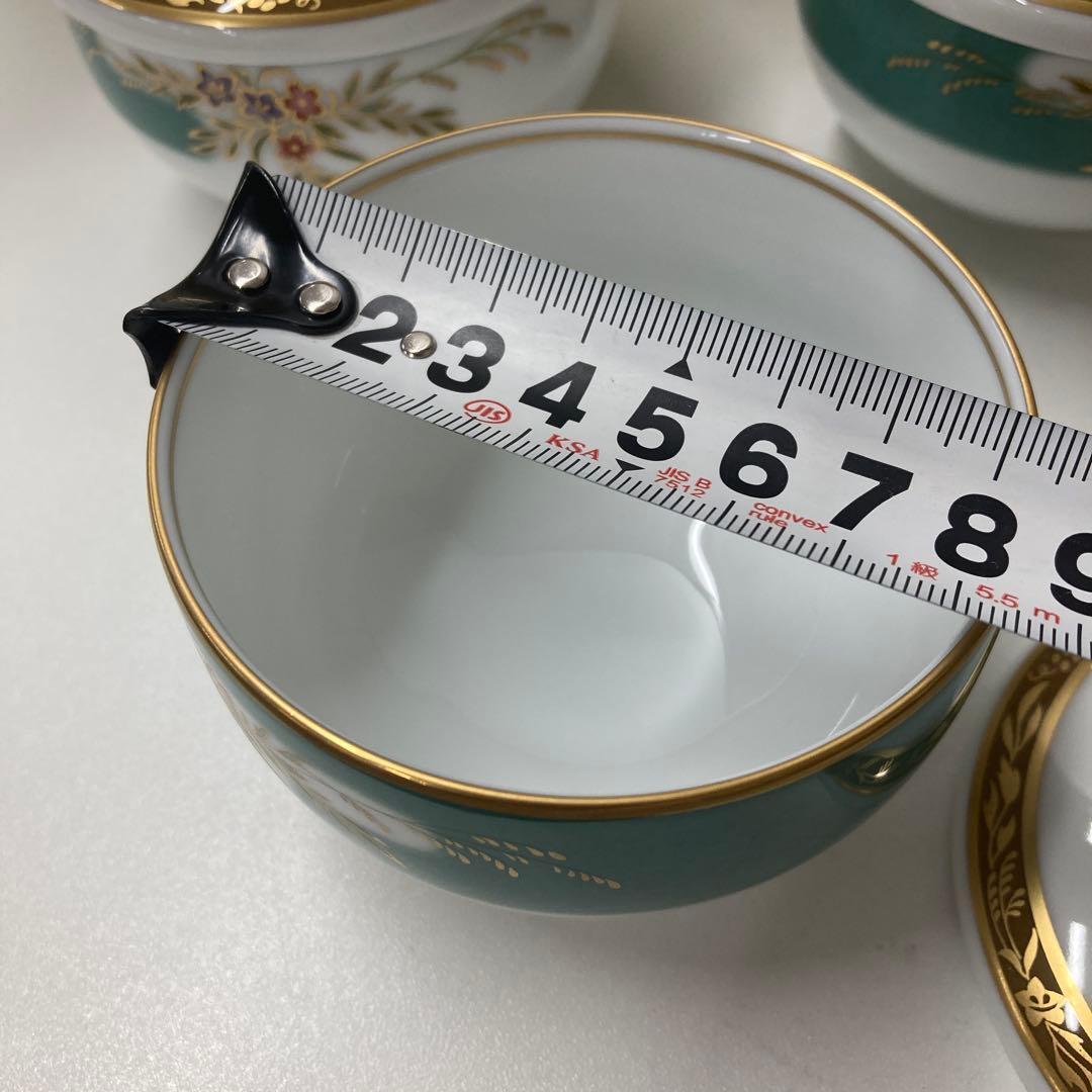 【新品未使用】　乃りたけ　Noritake　5客　蓋付　保管品　湯飲み茶わん　緑茶　お茶　湯呑_画像2