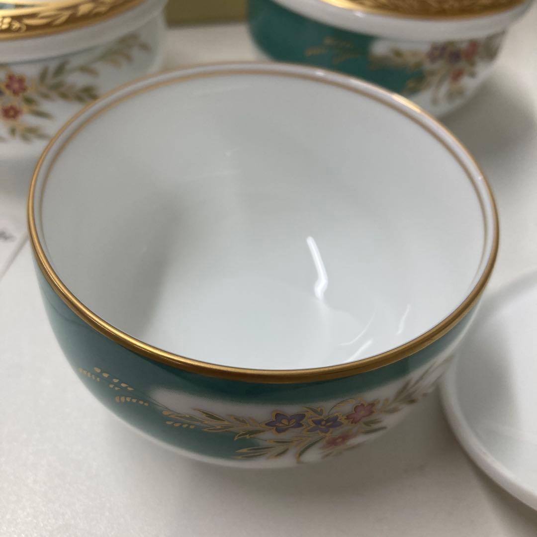【新品未使用】　乃りたけ　Noritake　5客　蓋付　保管品　湯飲み茶わん　緑茶　お茶　湯呑_画像7
