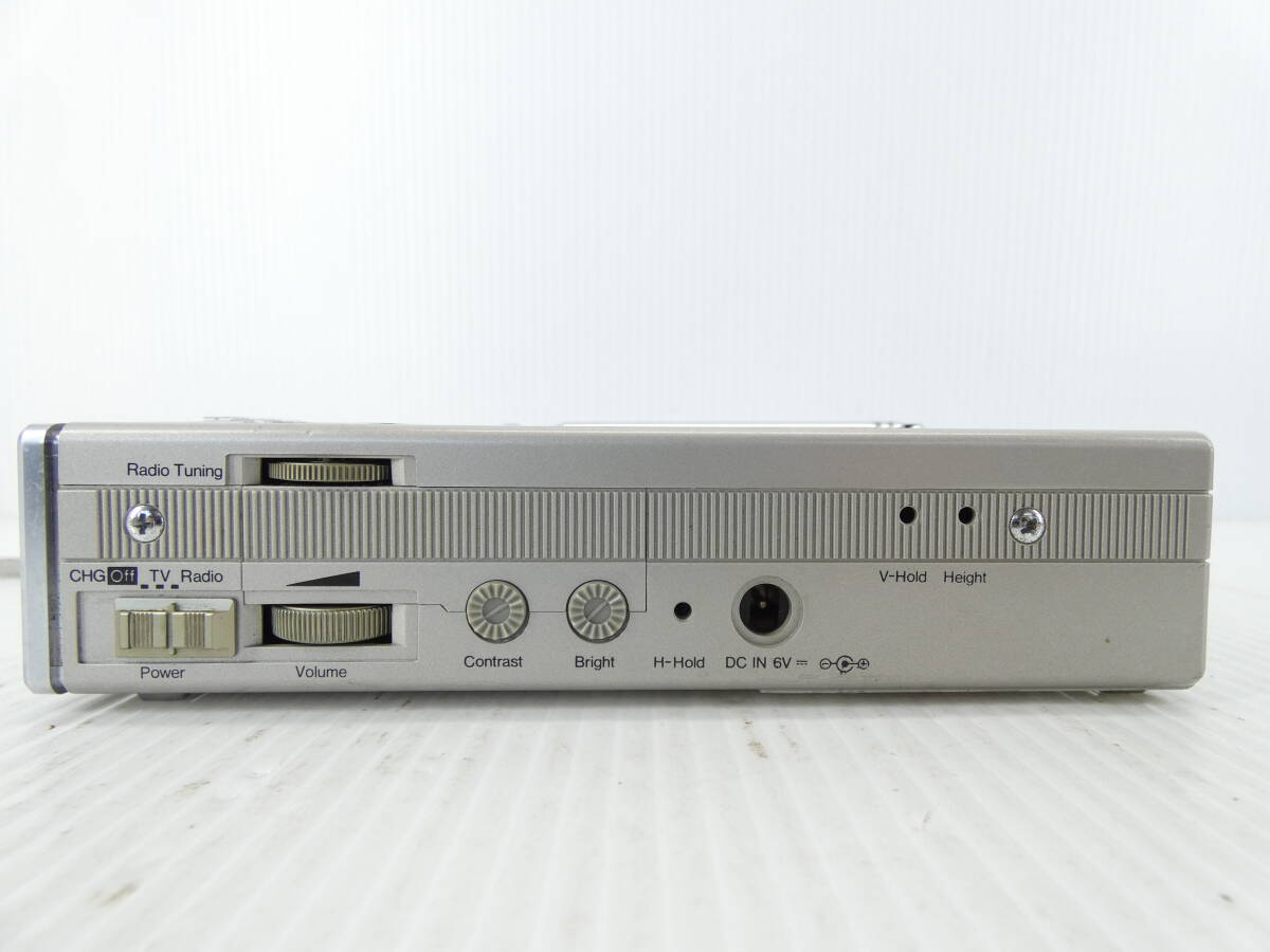 ** редкий! National микро белый чёрный с телевизором .FM/AM радио TR-1020 электризация OK утиль **