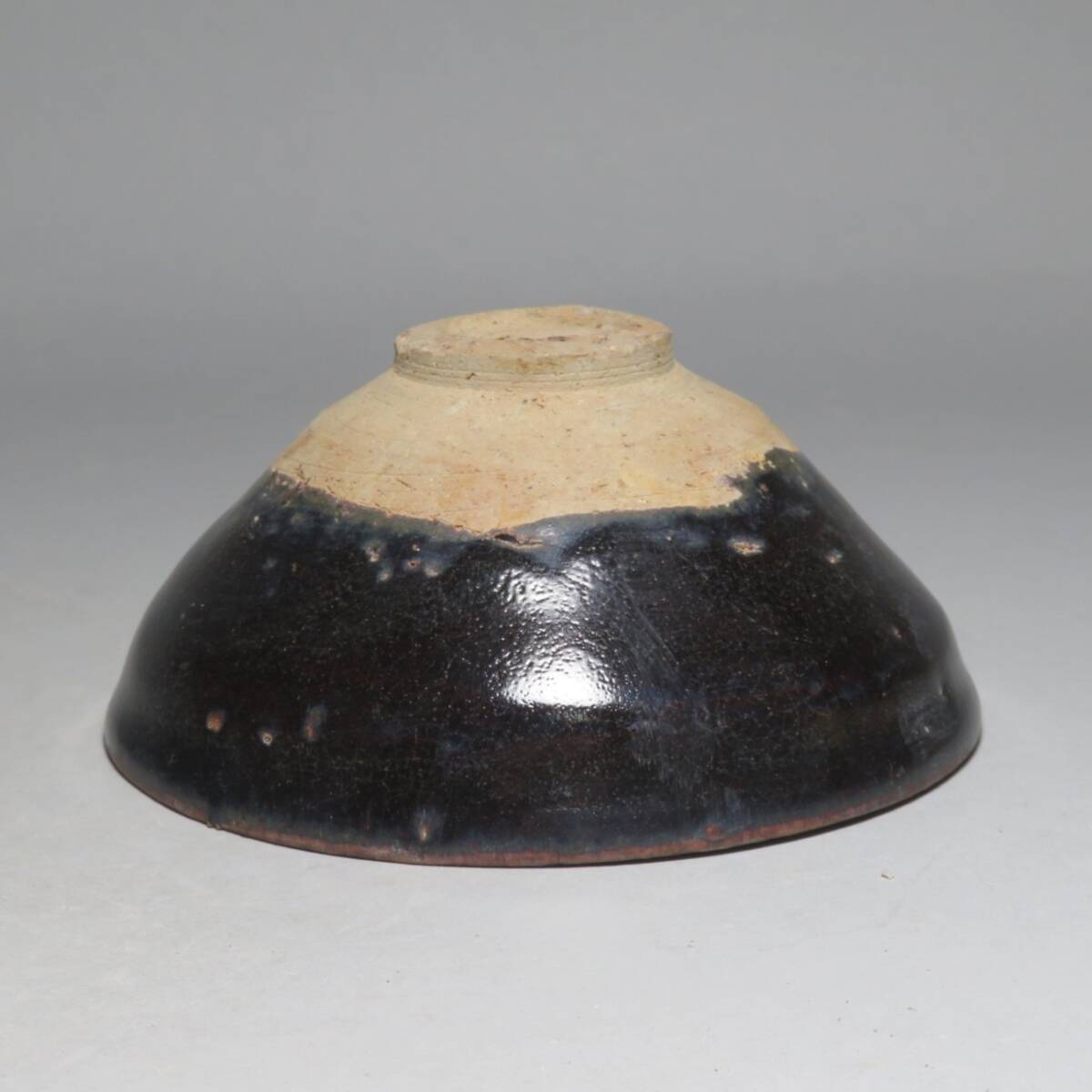 【東】(8-6) 宋～明時代　建盞黒釉天目碗　茶碗　Saga Horizon Limited　海底から引き揚げ　安南　中国美術／骨董品lot:111309_画像7