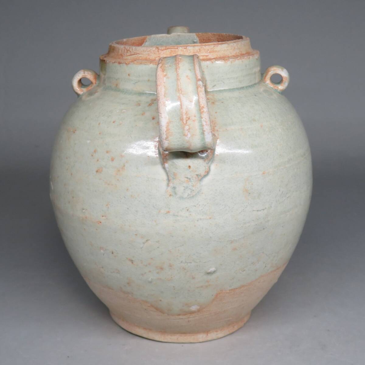 【東】宋時代　青白磁水注　　Saga Horizon Limited　海底から引き揚げ　安南　中国美術／骨董品　lot:111301_画像4