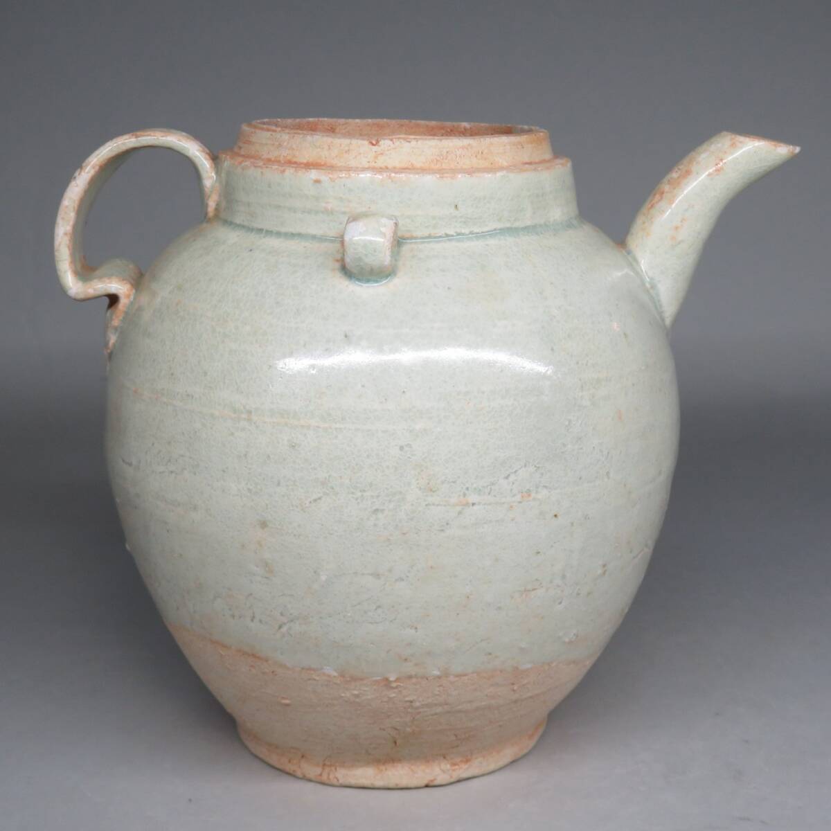 【東】宋時代　青白磁水注　　Saga Horizon Limited　海底から引き揚げ　安南　中国美術／骨董品　lot:111301_画像1