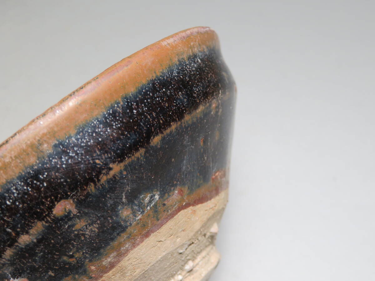 【東】(8-3) 宋～明時代　建盞黒釉天目碗　茶碗　Saga Horizon Limited　海底から引き揚げ　安南　中国美術／骨董品lot:111306_画像6