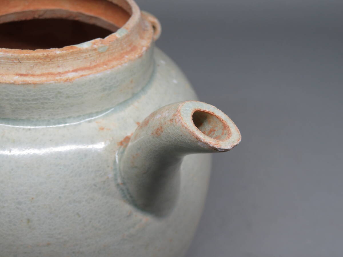 【東】宋時代　青白磁水注　　Saga Horizon Limited　海底から引き揚げ　安南　中国美術／骨董品　lot:111301_画像6
