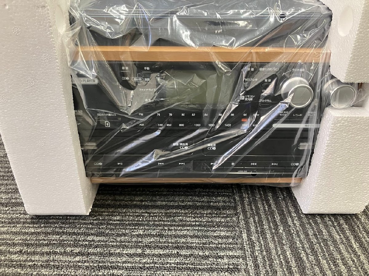 ★☆Bearmax RP-507 オールインワンサウンドプレーヤー レコード CD ラジオ カセット ダビング　現状品☆★_画像6