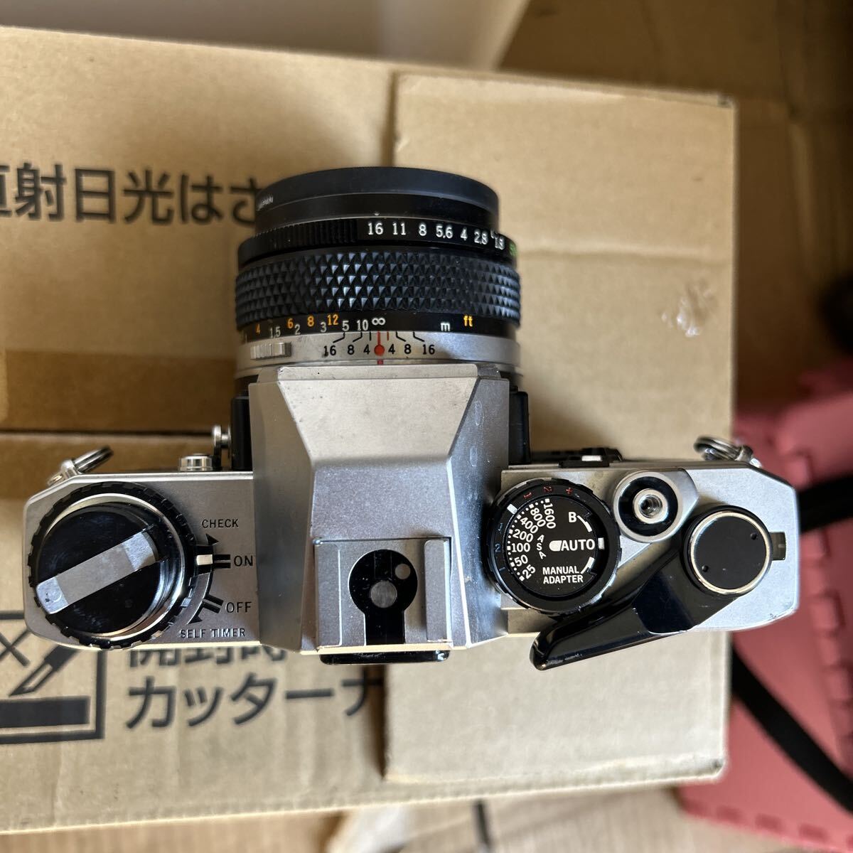 OLYMPUS OM10レンズ50mmf1.8付_画像2