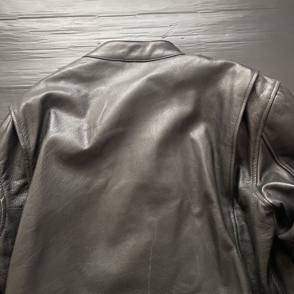 レザージャケット 革ジャン　MOTO FIELD 黒　5L_画像4