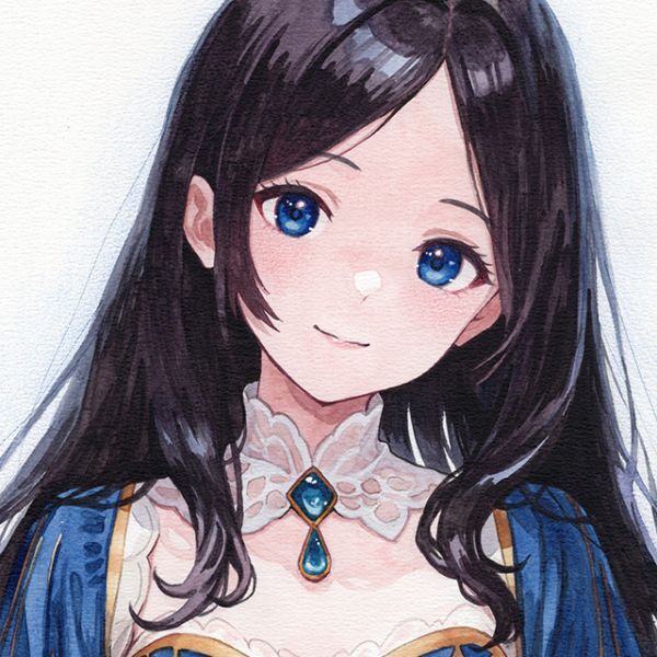 [ исходная картина ][ лазурит цвет. .... свет ] акварельная живопись A4 ручные иллюстрации оригинал аналог [Original Watercolor Art]