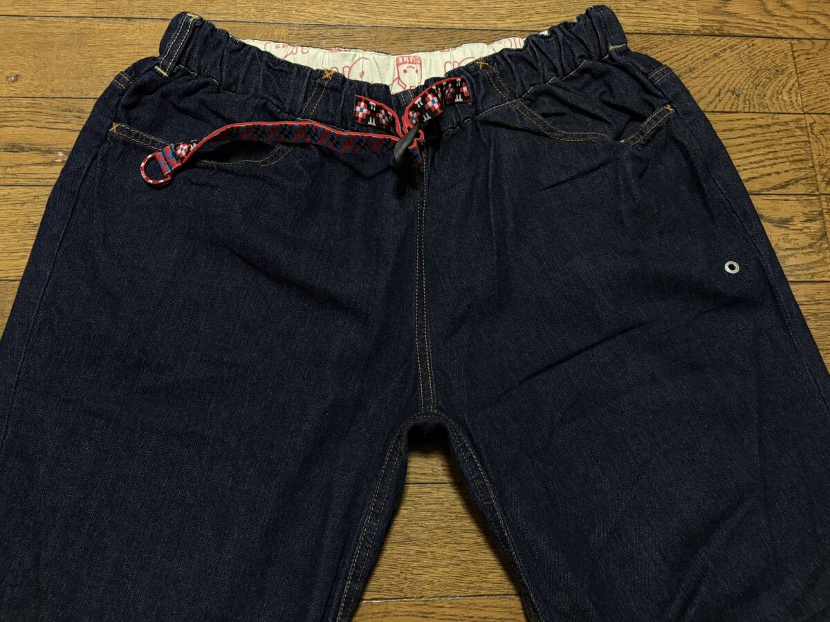 CUNE キューンOB08EM182 2連ウサギ イージークロップドデニム パンツ 濃紺 日本製 マンモス 3 BJBE.AA_画像6