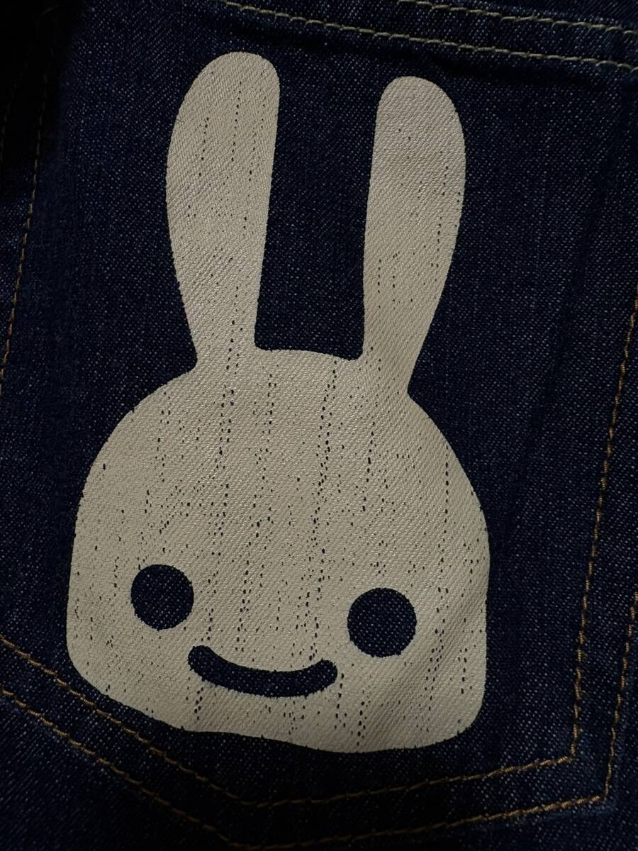 CUNE キューンOB08EM182 2連ウサギ イージークロップドデニム パンツ 濃紺 日本製 マンモス 3 BJBE.AA_画像5