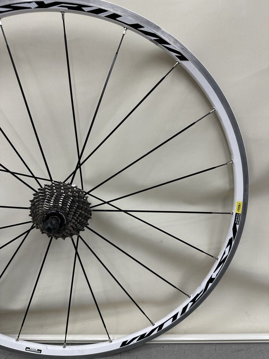 MAVIC AKSIUM クリンチャー Rホイール SHIMANO CS6800アルテグラカセット11スピード付き_画像8