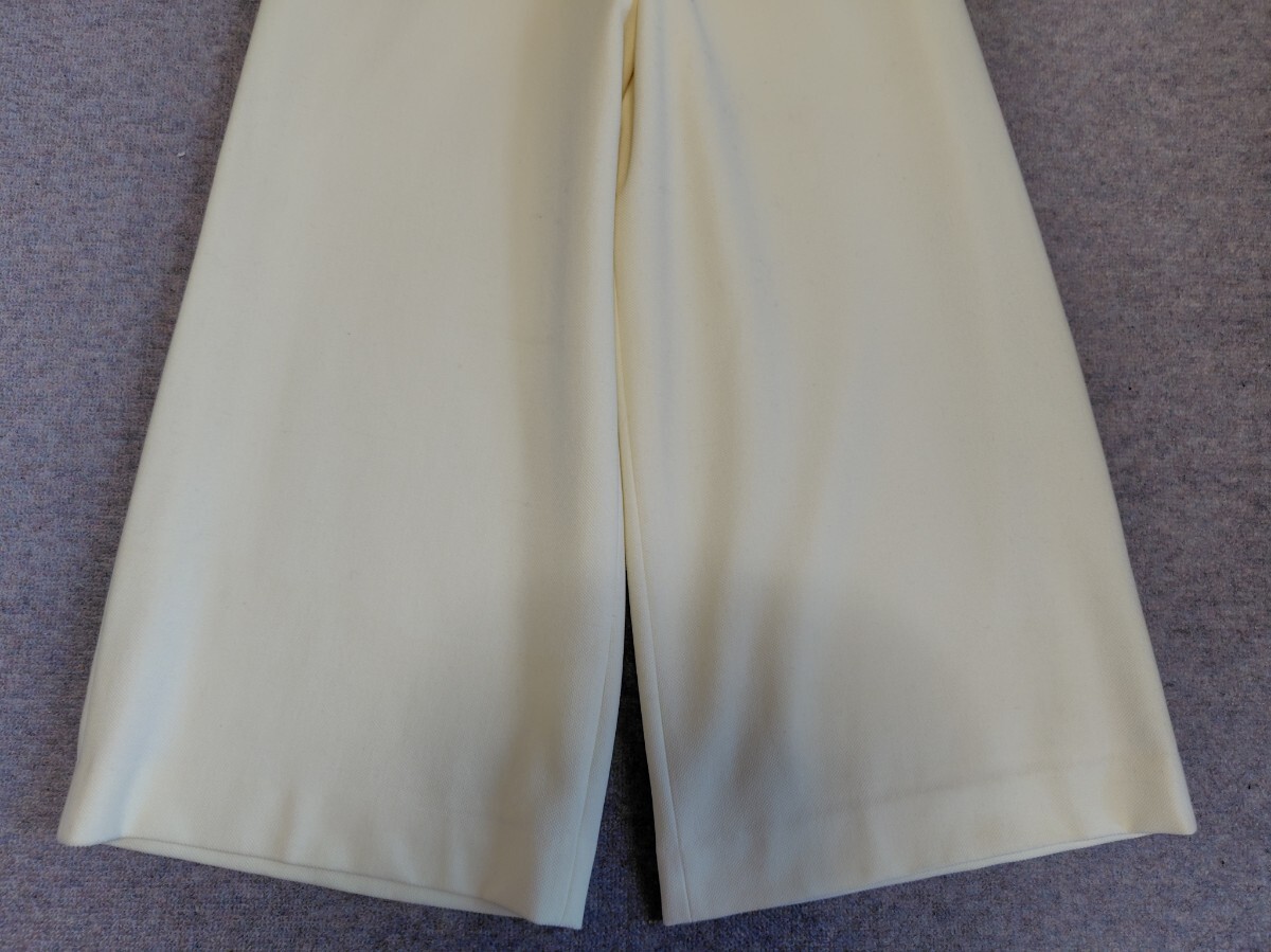  новый товар PAUL STUART paul (pole) Stuart tech wave Cross широкий брюки 8(L) ecru 