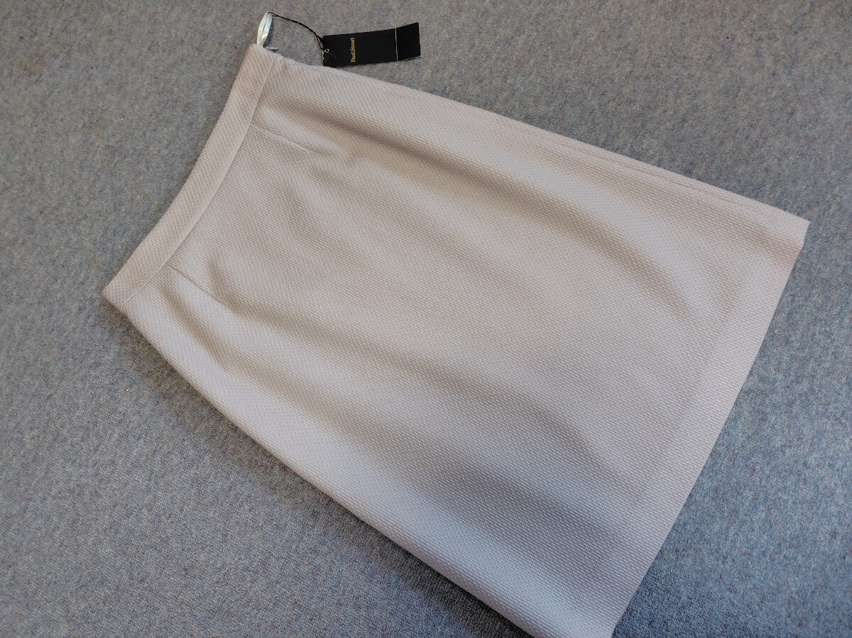  новый товар PAUL STUART paul (pole) Stuart прекрасное качество шерсть твид A линия юбка 6(M) сиреневый розовый 39600 иен 