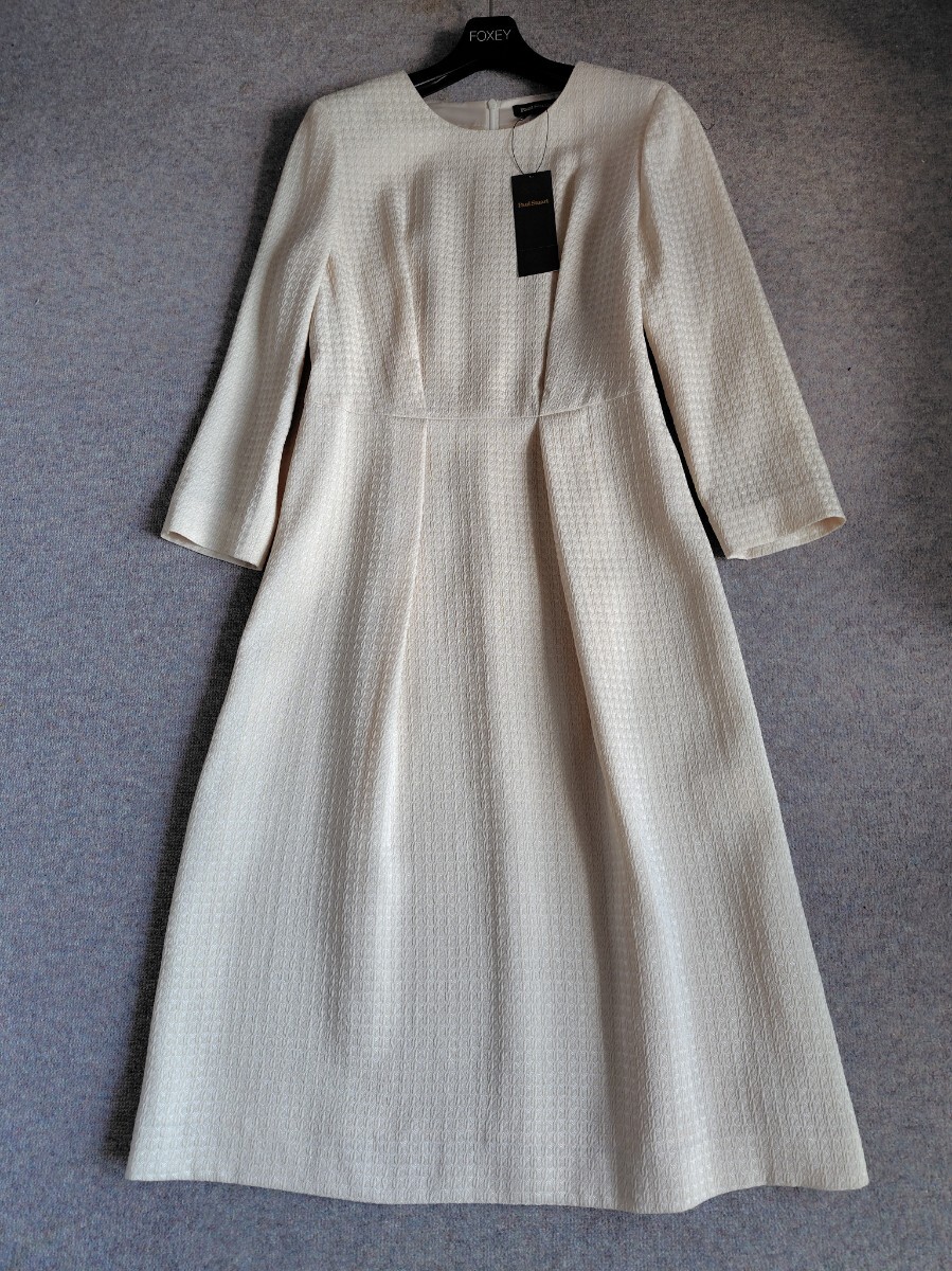 новый товар PAUL STUART paul (pole) Stuart ...ja карта One-piece костюм 6(M) ecru 149600 иен формальный тоже