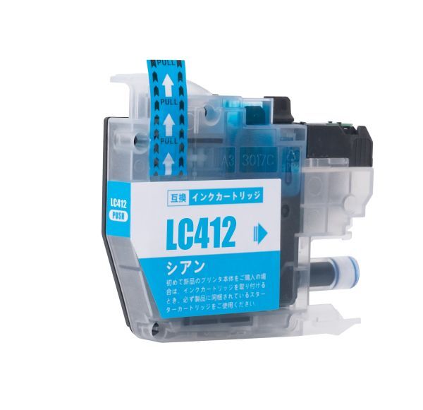 LC412-4PK 4色セット ブラザー 互換インク インクカートリッジ ICチップ付 (LC412 LC412BK LC412C LC412M MFC-J7300CDW MFC-J7100CDW_画像7