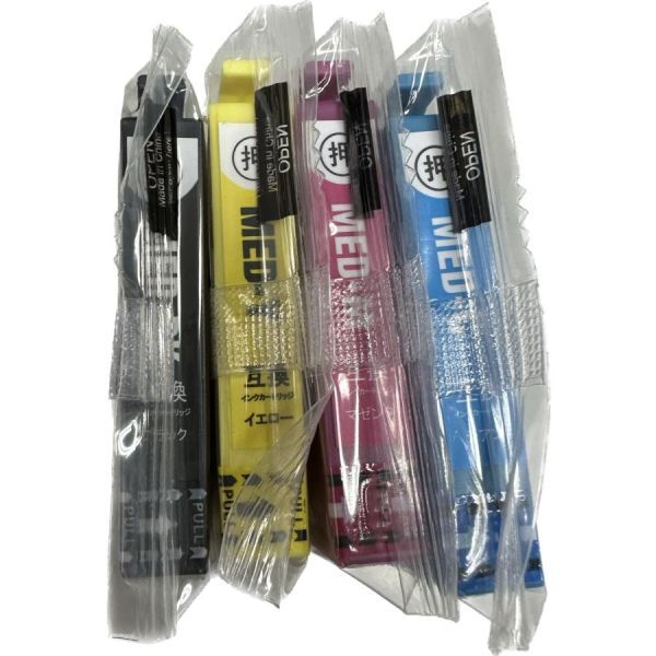 MED-4CL EW-456A EW-056A エプソン プリンター インク メダマヤキ 4色　EPSON 互換インクカートリッジ ICチップ付 MED-BK_画像3
