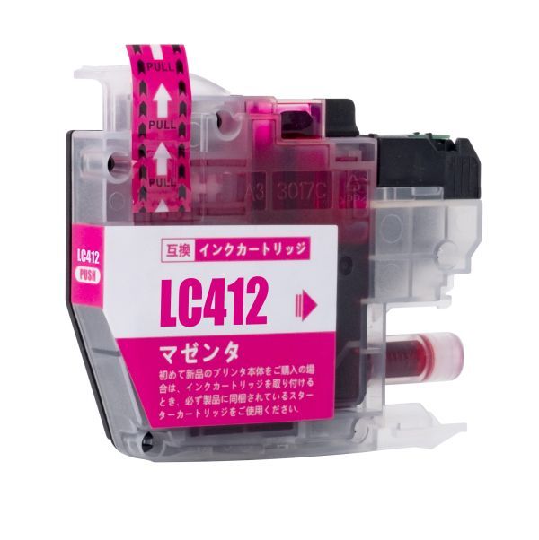 LC412-4PK 4色セット ブラザー 互換インク インクカートリッジ ICチップ付 (LC412 LC412BK LC412C LC412M MFC-J7300CDW MFC-J7100CDW_画像5