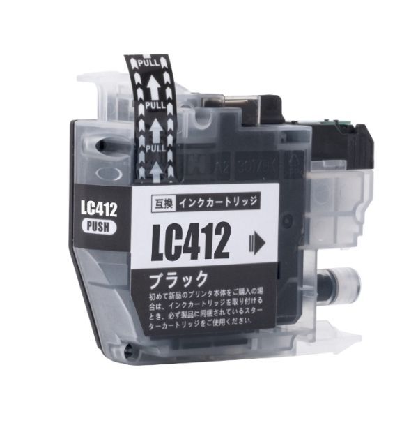 LC412-4PK 4色セット ブラザー 互換インク インクカートリッジ ICチップ付 (LC412 LC412BK LC412C LC412M MFC-J7300CDW MFC-J7100CDW_画像4