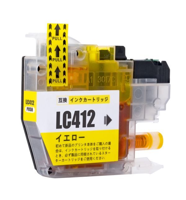 LC412-4PK 4色セット ブラザー 互換インク インクカートリッジ ICチップ付 (LC412 LC412BK LC412C LC412M MFC-J7300CDW MFC-J7100CDW_画像6
