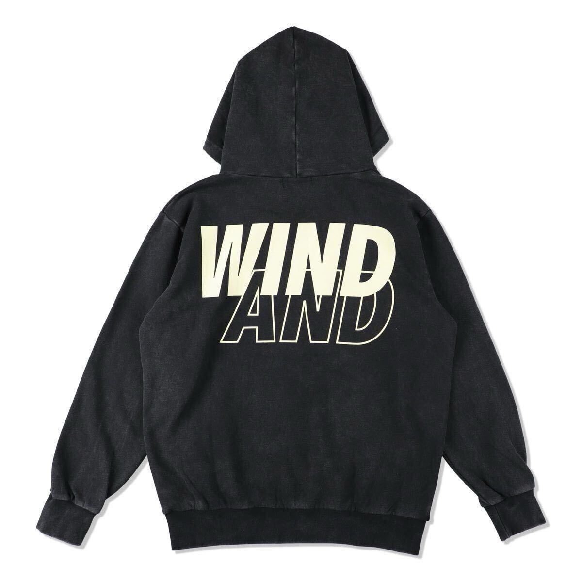 【新品未使用】 23AW 24 新品 WIND AND SEA ウィンダンシー SEA SULFER HOODIE フーディー スウェット パーカー BLACK S ブラック 黒色_画像2
