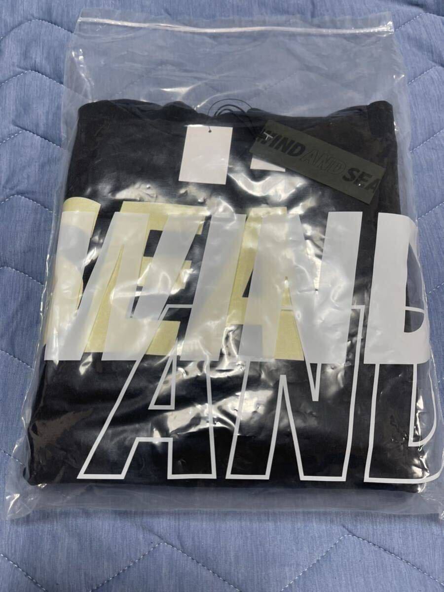 【新品未使用】 23AW 24 新品 WIND AND SEA ウィンダンシー SEA SULFER HOODIE フーディー スウェット パーカー BLACK S ブラック 黒色_画像3