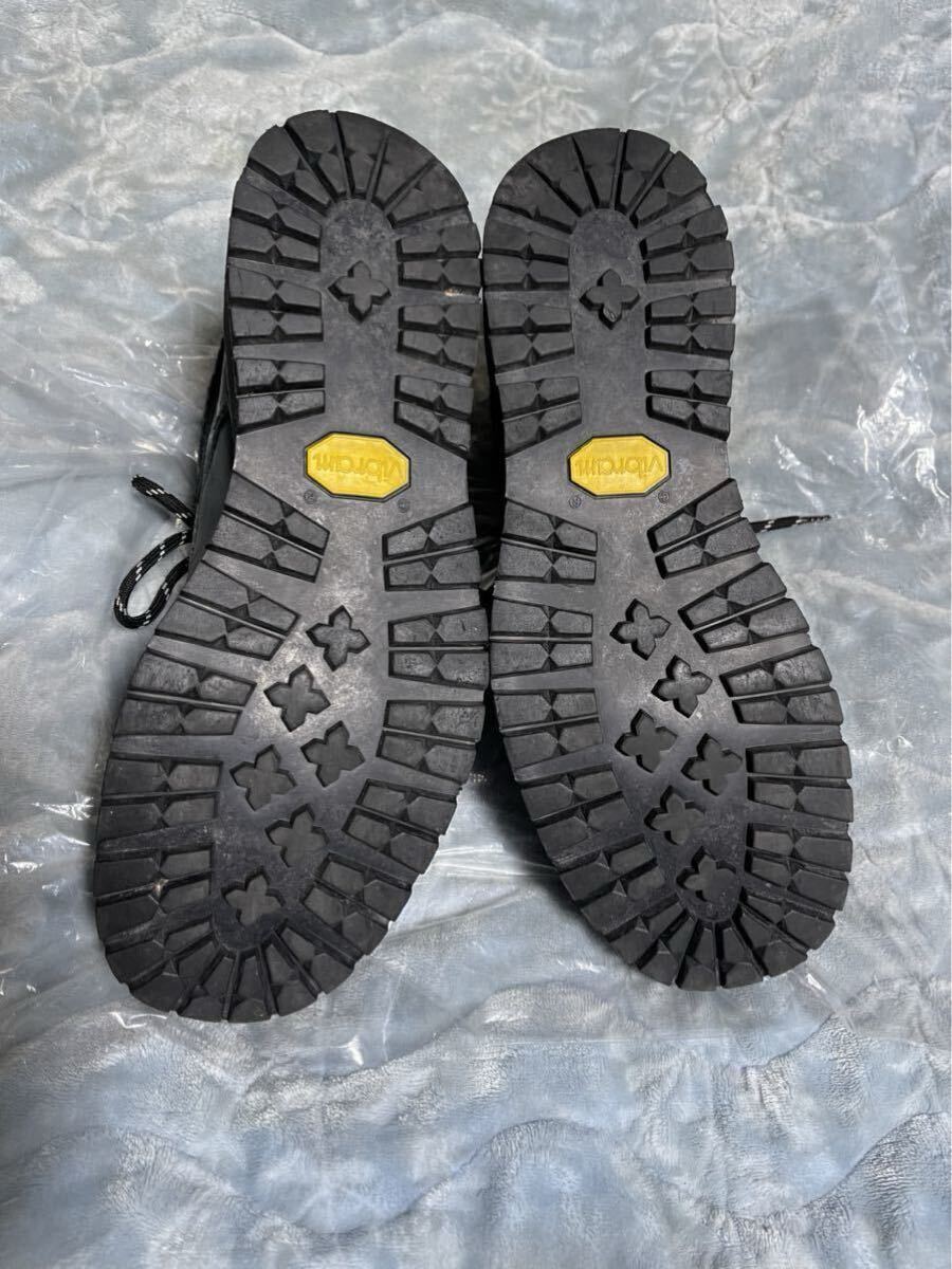 【即決早い者勝ち】 NUMBER NINE ナンバーナイン LEATHER TREKKING BOOTS レザートレッキングブーツ 靴 くつ BLACK ビブラムソール_画像4