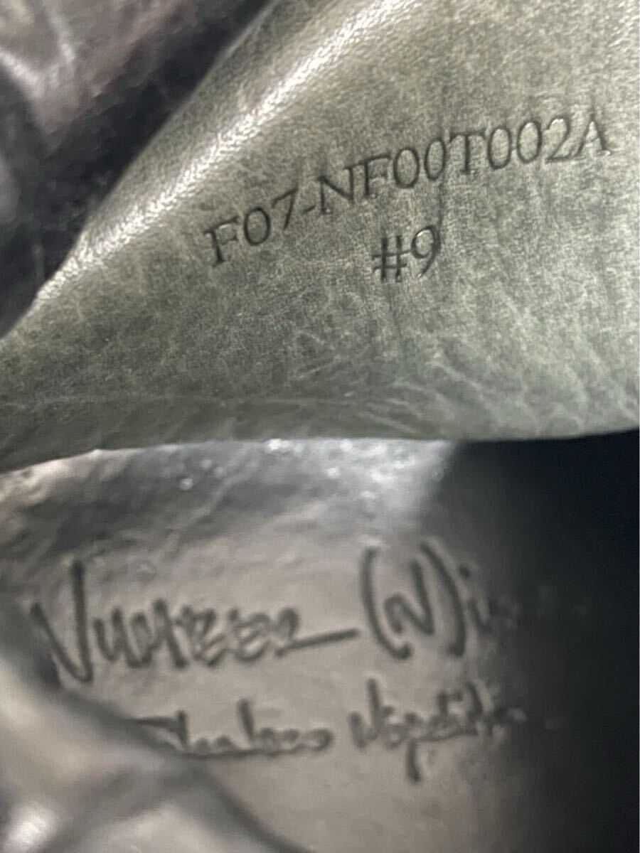 【即決早い者勝ち】 NUMBER NINE ナンバーナイン LEATHER TREKKING BOOTS レザートレッキングブーツ 靴 くつ BLACK ビブラムソール_画像10