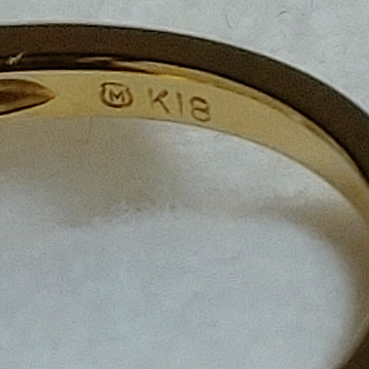 ★★ミキモト『MIKIMOTO』《5.7ミリベビーパール・ダイヤ リング》サイズ9号 ☆極美品☆ ★★_画像5