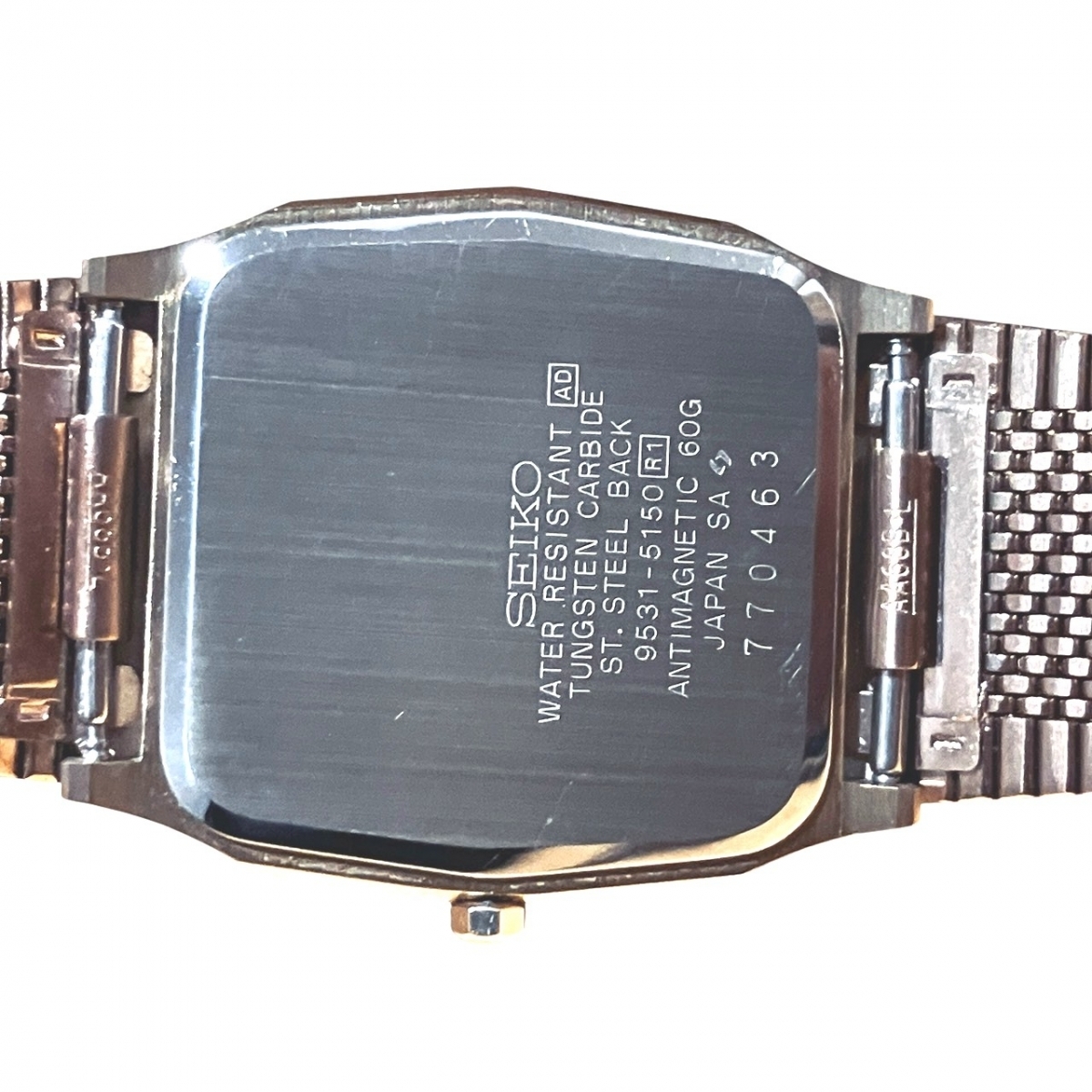 セイコー ドルチェ 9531-5150 クォーツ ゴールドカラー 時計 腕時計 メンズ☆0336_画像5