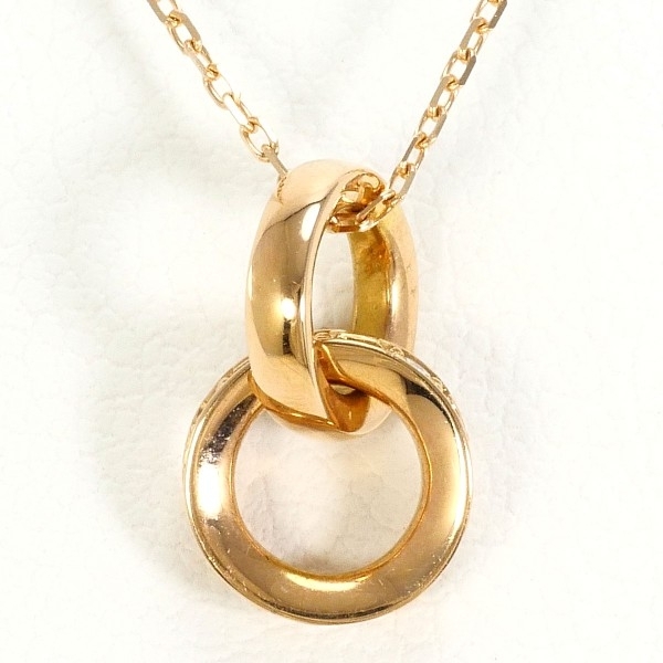 K18PG K14PG ネックレス ダイヤ 総重量約1.6g 約40cm 中古 美品 送料無料☆0315_画像4