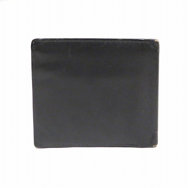 ダンヒル ブラック レザー 2つ折り財布 メンズ☆0329_画像2
