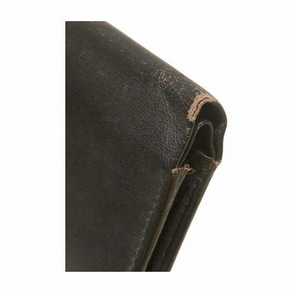 ダンヒル ブラック レザー 2つ折り財布 メンズ☆0329_画像7