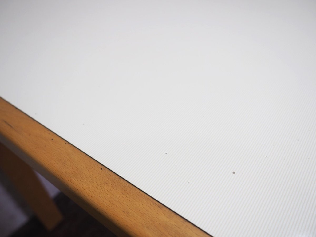 taW1551*① настольный W75cm×D75cm* наличие иметь * Tendo Mokko. ретро старый из дерева обеденный стол *Tendo стол living интерьер Vintage J.4