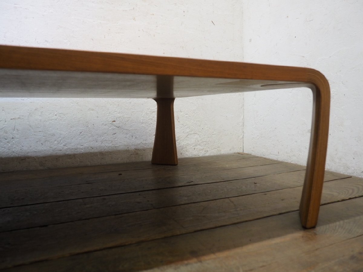 ta груз W1558*① настольный W150cm×D90cm* Tendo Mokko. ретро большой старый из дерева low стол *Tendo стол living интерьер Vintage P(yaD) сосна 