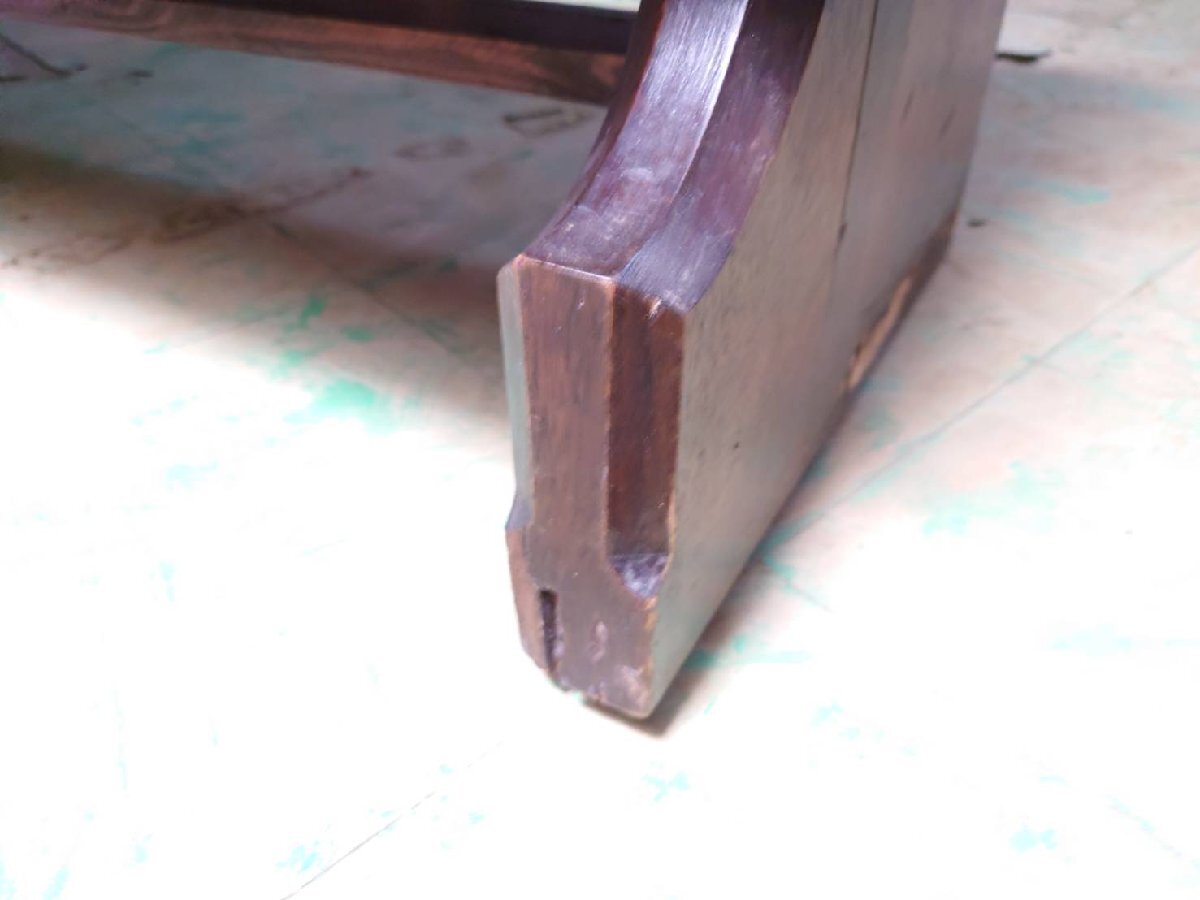 ta груз H0367*⑫W275cm* Англия античный * -слойный толщина . структура .. большой из дерева Church bench *.. стул стул стул магазин инвентарь retro W(yaG) сосна 