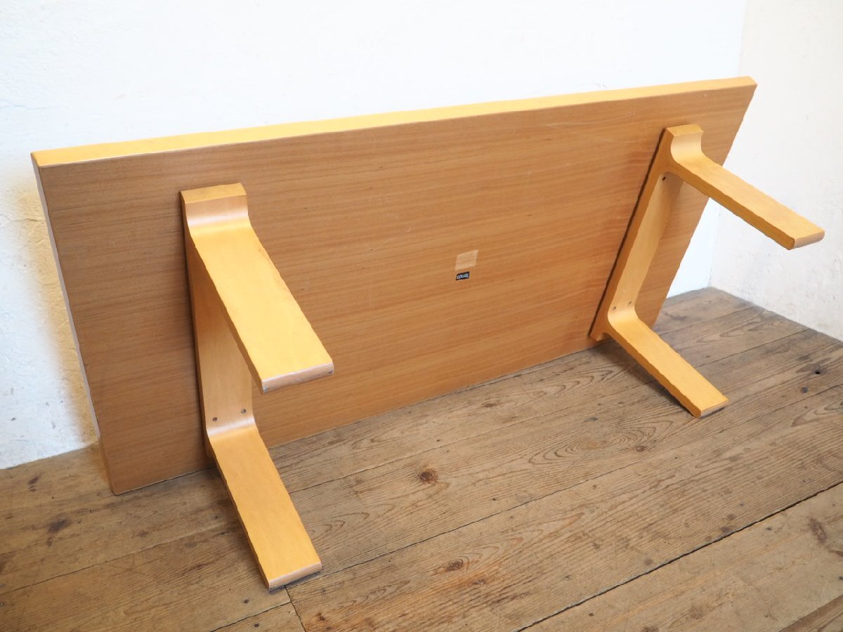 taG0031*① настольный W160cm×D80cm* Tendo Mokko. ретро центральный стол *Tendo стол низкий стол низкий столик pra i дерево искривление . дерево low стол R сосна 